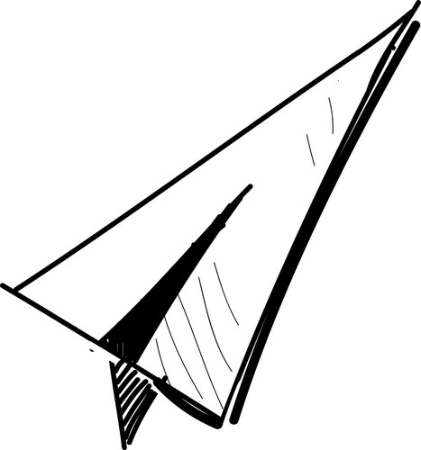 Paper plane icon Vector Image