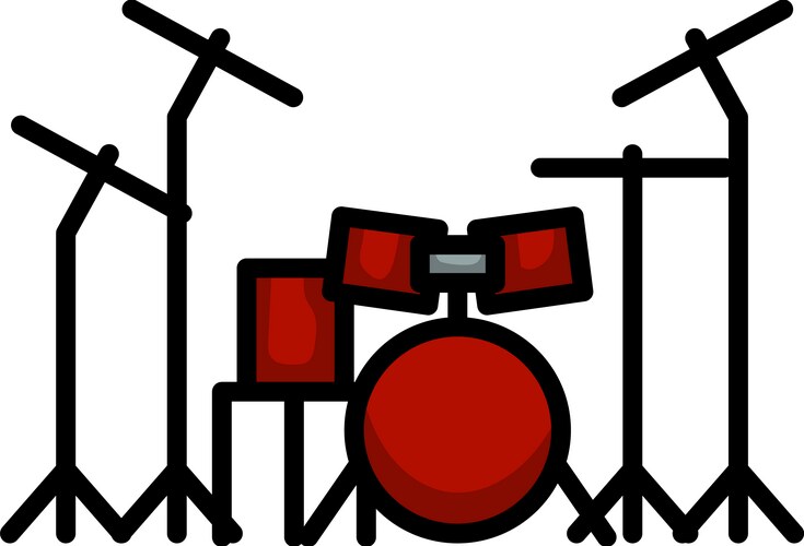 Drum icon Royalty Free Vector Image - VectorStock