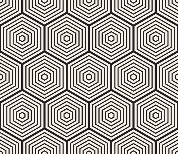 Black and white geometric texture seamless Vector Image