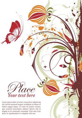 Floral romantic borders set Royalty Free Vector Image