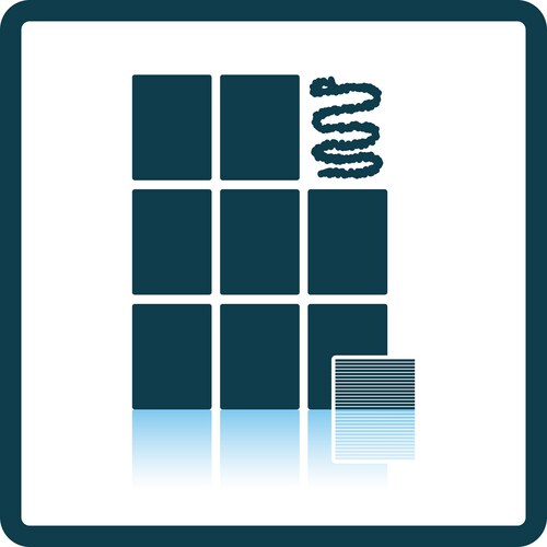 Floor layers set with laminate tiles piece Vector Image