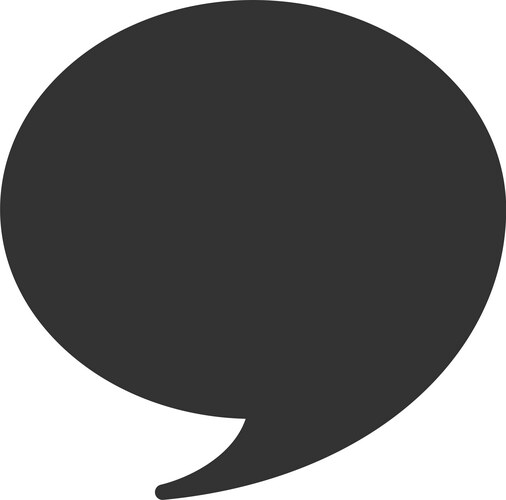 Speech bubble message icon Royalty Free Vector Image
