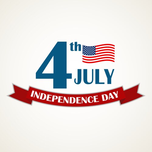 Independence day poster Vector Image