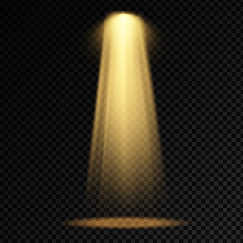 Set yellow spotlight projector light effect – Royalty-Free Vector ...