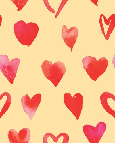 Valentines day seamless pattern background Vector Image