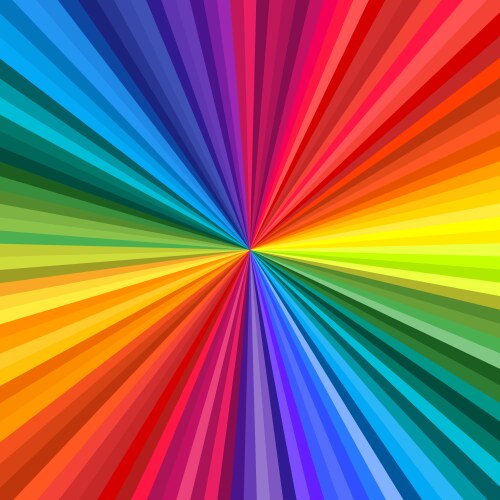 Rainbow colorful spiral background Royalty Free Vector Image
