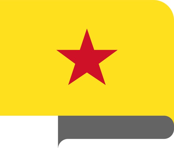 Flag horizontal shape pointer for world map vektorbild