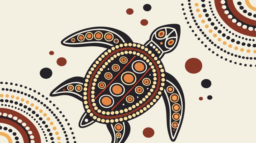Aboriginal turtle Vector Images & Graphics for Commercial Use | VectorStock
