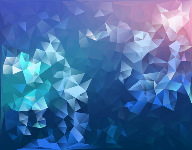 Geometric pattern triangles background polygonal vector image