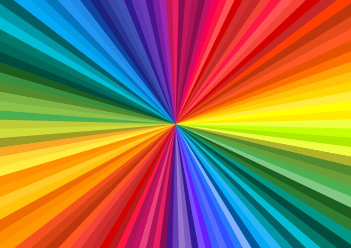 Rainbow colorful spiral background Royalty Free Vector Image