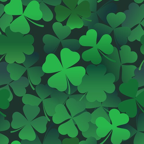 Pattern clover Royalty Free Vector Image - VectorStock