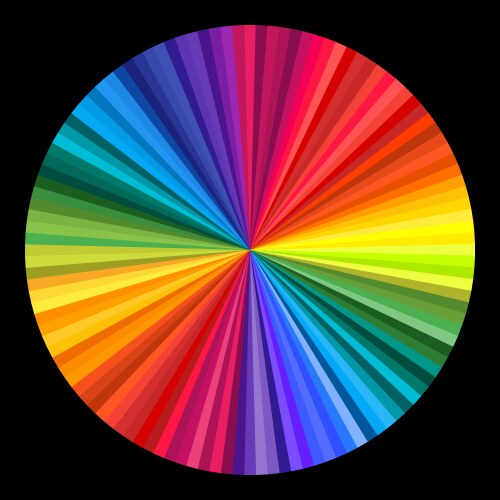 Abstract rainbow swirl Royalty Free Vector Image