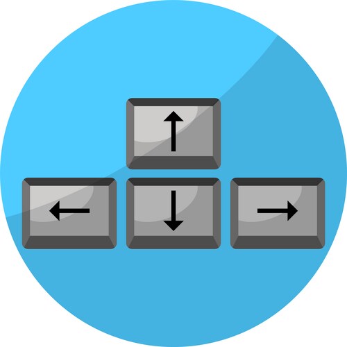 Keyboard Icon Set - Grid Layout – Royalty-Free Vector | VectorStock