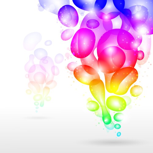 Abstract bubbles background Royalty Free Vector Image