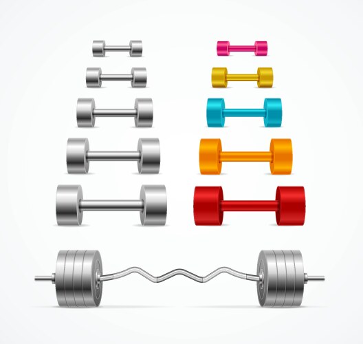 Realistic detailed 3d calibration weight Vector Image