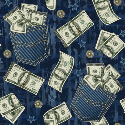 Dollar Money Pattern Print Luggage Cover Protector main image 0