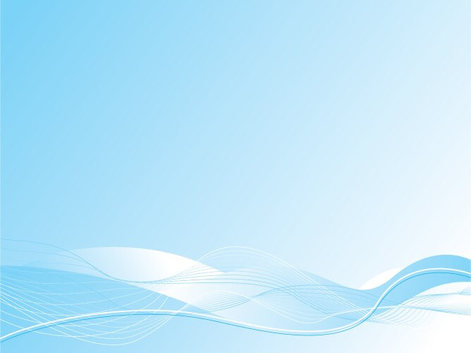 Blue ocean wave landscape Royalty Free Vector Image