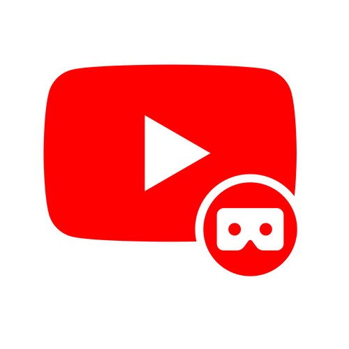 YouTube VR Icon Vector Image