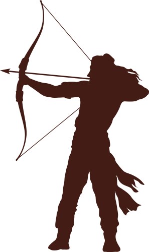 Lord rama god monochrome Royalty Free Vector Image