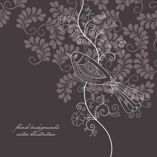 Bird background Royalty Free Vector Image - VectorStock