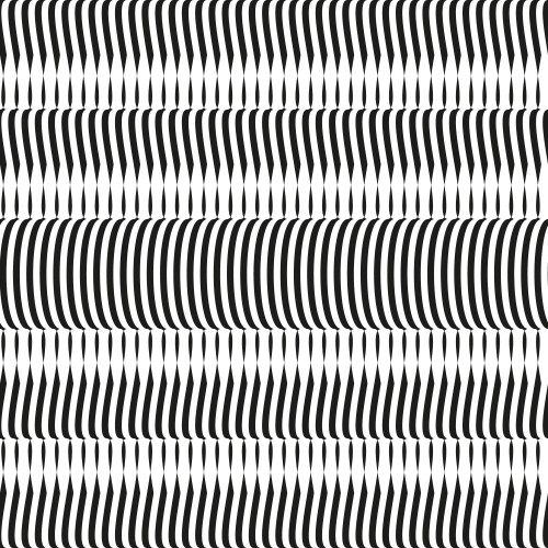 op art wave seamless pattern stripe lines vector image