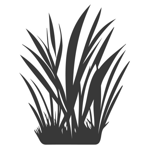 Grass garden grey Royalty Free Vector Image - VectorStock