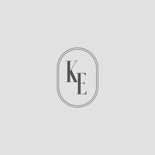 Initial ke letters decorative luxury wedding logo – Royalty-Free Vector ...