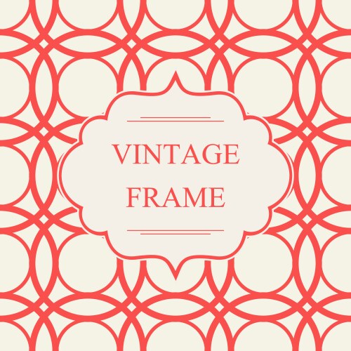Vintage roses pink frame Royalty Free Vector Image