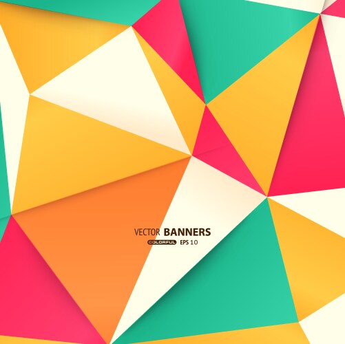 Triangular Vector Background Abstract triangular background Royalty Free Vector Image