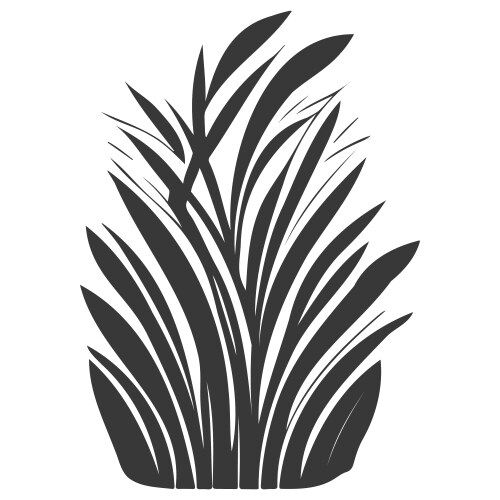 Grass garden grey Royalty Free Vector Image - VectorStock