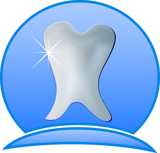 tooth dental logo vector image