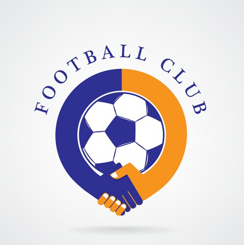 Handshake Football Concept Vector Image