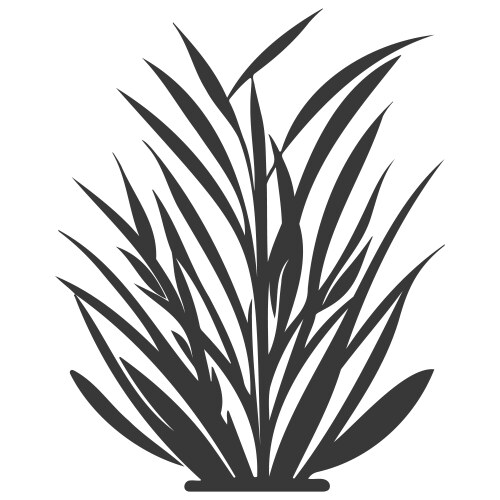 Grass garden grey Royalty Free Vector Image - VectorStock
