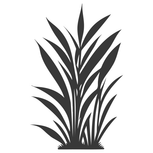 Grass garden grey Royalty Free Vector Image - VectorStock