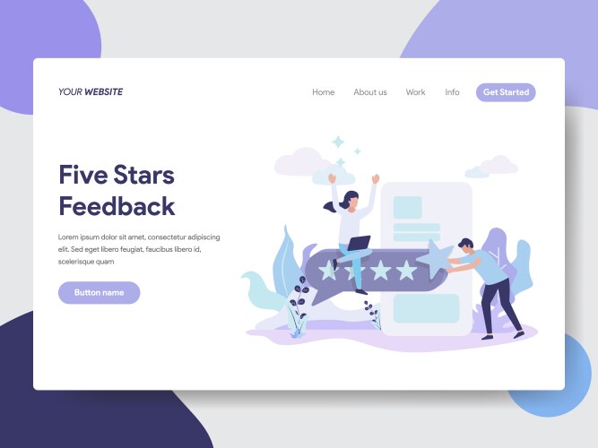 User feedback rating concept Royalty Free Vector Image
