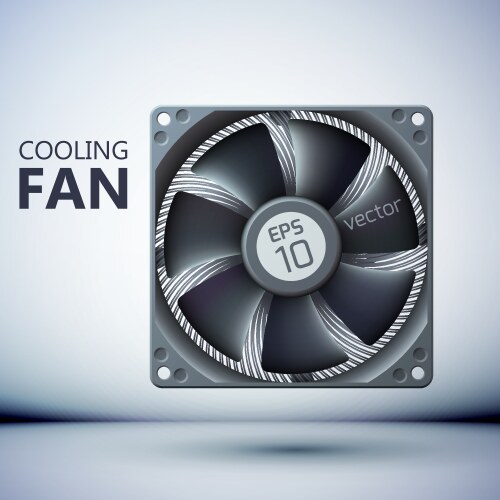 System Fan Vector Computer fan Royalty Free Vector Image - VectorStock