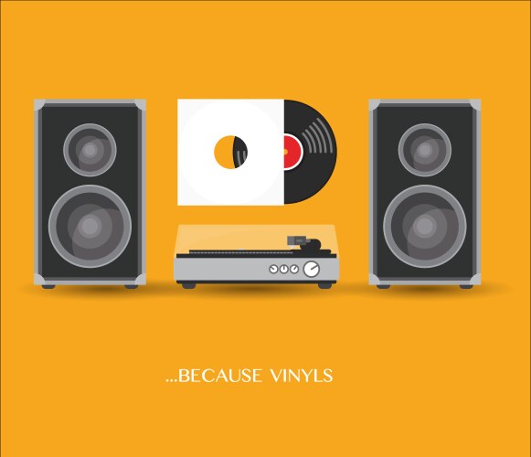 Vinyl record Royalty Free Vector Image - VectorStock