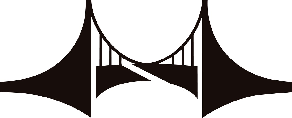 Abstract bridge Vector Images & Graphics for Commercial Use | VectorStock