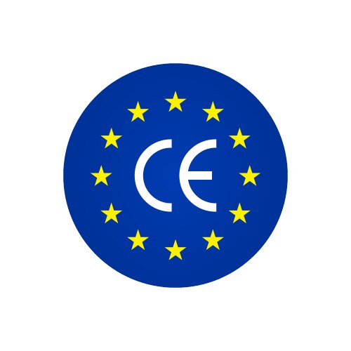 Ce europe logo mark european Vector Image