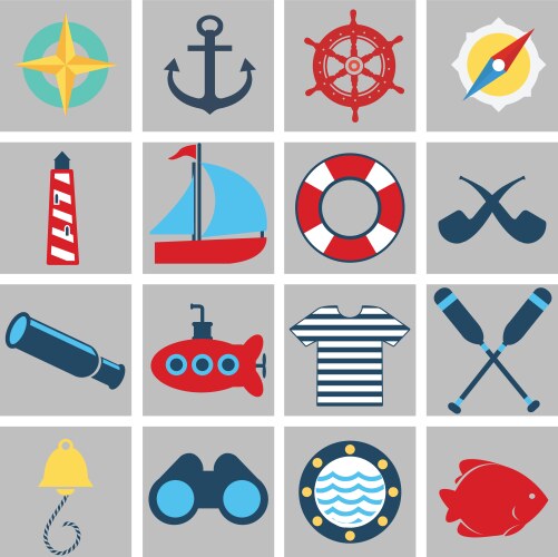 nautical vector image vector image