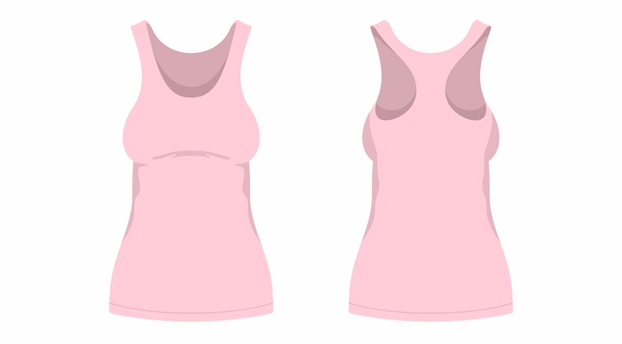 Womens pink t shirt vector image