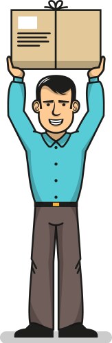 Man Carrying Box Vector Images (over 10,000)