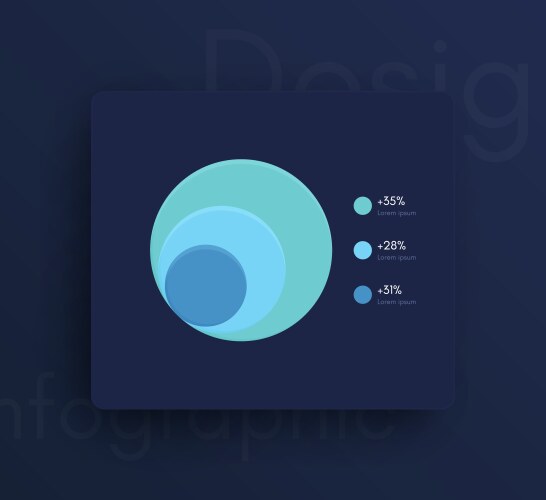 Modern infographic elements for business vector image