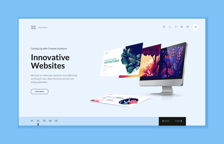 Responsive design concept Royalty Free Vector Image