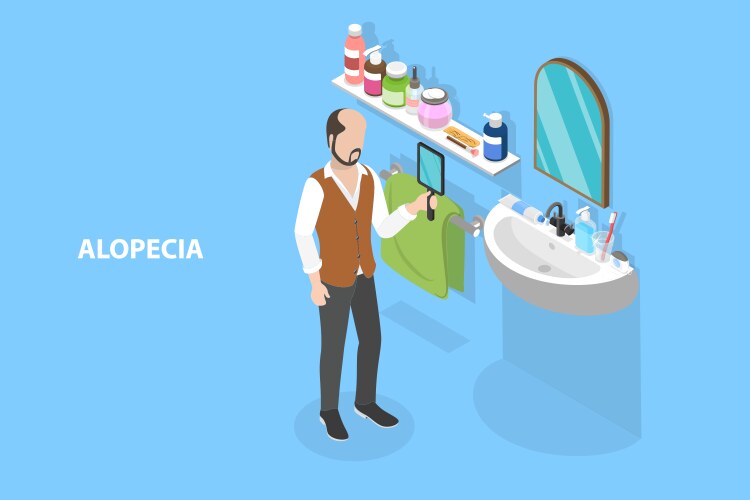 Realistic 3d isometric cartoon Royalty Free Vector Image