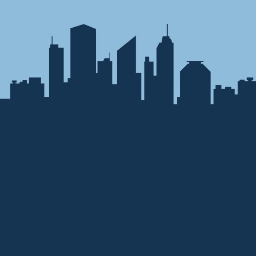 Retro classic city skyline Royalty Free Vector Image