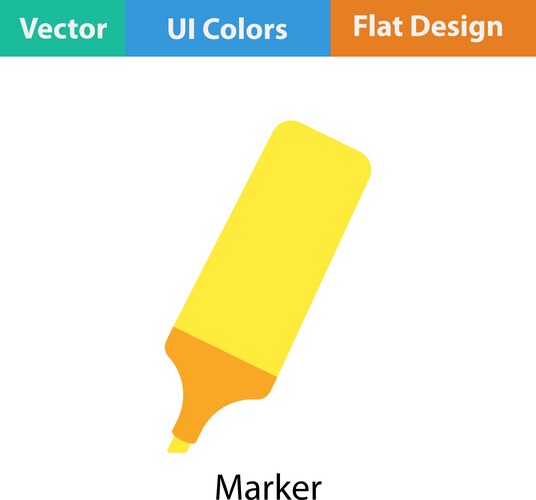 Marker icon vector image