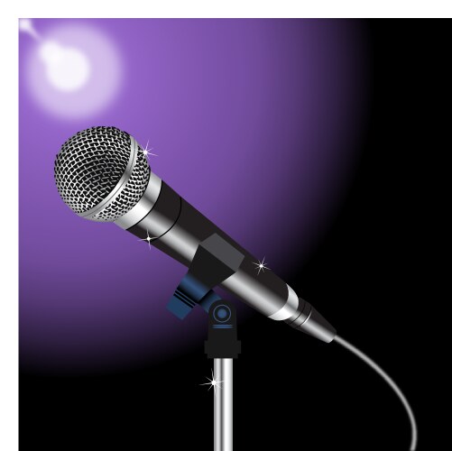 Microphone Royalty Free Vector Image - VectorStock