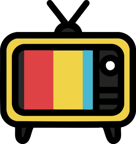 Tv color bars test pattern Vector Images & Graphics for Commercial Use ...