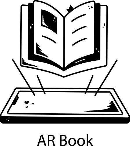 Ar learning Royalty Free Vector Image - VectorStock